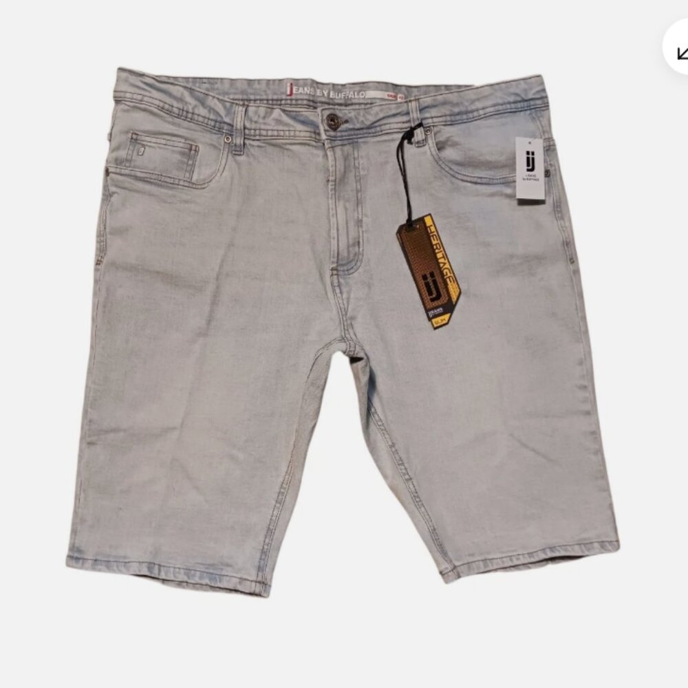ijeans by Buffalo Men’s Size 40 Heritage Slim shorts Stretch Distressed Bleach